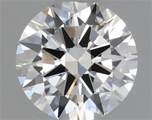 Picture of Natural Diamond 0.40 Carats, Round with Excellent Cut, J Color, VVS2 Clarity and Certified by GIA