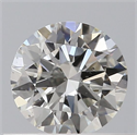 Natural Diamond 0.40 Carats, Round with Excellent Cut, I Color, SI2 Clarity and Certified by GIA