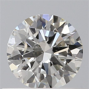 Picture of Natural Diamond 0.40 Carats, Round with Excellent Cut, I Color, SI2 Clarity and Certified by GIA