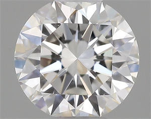 Picture of Natural Diamond 0.40 Carats, Round with Very Good Cut, F Color, SI1 Clarity and Certified by GIA