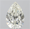 Natural Diamond 2.01 Carats, Pear with  Cut, H Color, VVS2 Clarity and Certified by IGI