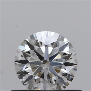 Picture of Natural Diamond 0.40 Carats, Round with Excellent Cut, I Color, VS2 Clarity and Certified by GIA