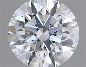 Picture of Natural Diamond 0.43 Carats, Round with Excellent Cut, H Color, SI2 Clarity and Certified by GIA