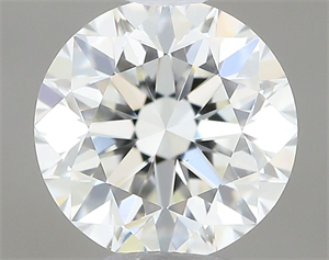 Picture of Natural Diamond 0.50 Carats, Round with Very Good Cut, I Color, VS1 Clarity and Certified by GIA