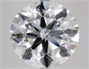 Natural Diamond 9.04 Carats, Round with Excellent Cut, F Color, SI2 Clarity and Certified by GIA