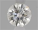 Natural Diamond 0.52 Carats, Round with Excellent Cut, J Color, VS1 Clarity and Certified by IGI