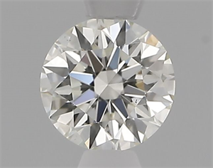 Picture of Natural Diamond 0.52 Carats, Round with Excellent Cut, J Color, VS1 Clarity and Certified by IGI