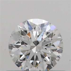 Picture of Natural Diamond 0.44 Carats, Round with Excellent Cut, H Color, VS2 Clarity and Certified by GIA