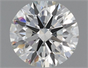 Natural Diamond 0.50 Carats, Round with Excellent Cut, J Color, VS2 Clarity and Certified by GIA