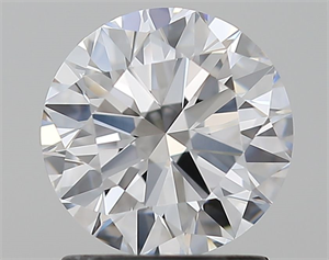 Picture of Natural Diamond 1.40 Carats, Round with Excellent Cut, D Color, IF Clarity and Certified by GIA