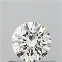 Natural Diamond 0.40 Carats, Round with Excellent Cut, J Color, VS2 Clarity and Certified by GIA