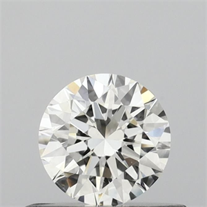 Picture of Natural Diamond 0.40 Carats, Round with Excellent Cut, J Color, VS2 Clarity and Certified by GIA