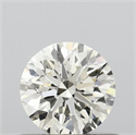 Natural Diamond 0.60 Carats, Round with Excellent Cut, K Color, SI1 Clarity and Certified by GIA