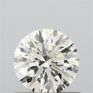 Picture of Natural Diamond 0.60 Carats, Round with Excellent Cut, K Color, SI1 Clarity and Certified by GIA