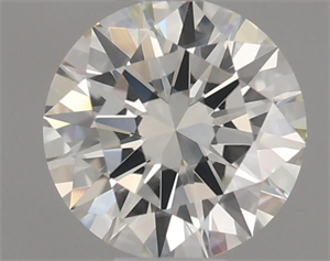 Picture of Natural Diamond 0.40 Carats, Round with Excellent Cut, H Color, VVS2 Clarity and Certified by IGI