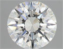 Natural Diamond 0.40 Carats, Round with Excellent Cut, J Color, VVS2 Clarity and Certified by GIA