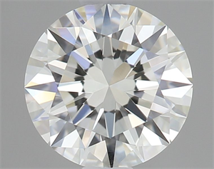 Picture of Natural Diamond 0.40 Carats, Round with Excellent Cut, J Color, VVS2 Clarity and Certified by GIA