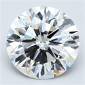 Natural Diamond 4.20 Carats, Round with Very Good Cut, G Color, VS2 Clarity and Certified by GIA