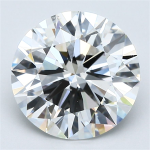 Picture of Natural Diamond 4.20 Carats, Round with Very Good Cut, G Color, VS2 Clarity and Certified by GIA