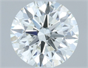 Natural Diamond 0.41 Carats, Round with Excellent Cut, J Color, VS2 Clarity and Certified by GIA