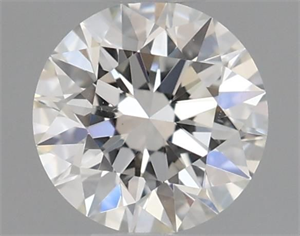 Picture of Natural Diamond 0.40 Carats, Round with Excellent Cut, I Color, VS1 Clarity and Certified by GIA