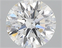 Natural Diamond 0.45 Carats, Round with Excellent Cut, F Color, SI1 Clarity and Certified by GIA