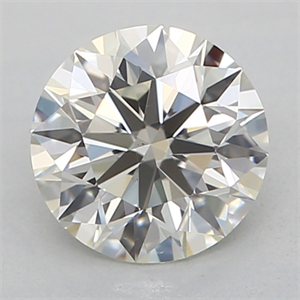 Picture of Natural Diamond 0.50 Carats, Round with Excellent Cut, J Color, VS2 Clarity and Certified by GIA