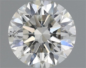 Picture of Natural Diamond 0.41 Carats, Round with Excellent Cut, H Color, SI1 Clarity and Certified by IGI