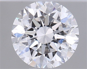 Picture of Natural Diamond 0.40 Carats, Round with Very Good Cut, D Color, SI1 Clarity and Certified by GIA