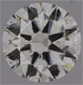 Natural Diamond 0.50 Carats, Round with Very Good Cut, K Color, SI2 Clarity and Certified by GIA