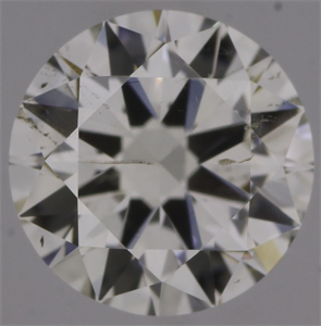 Picture of Natural Diamond 0.50 Carats, Round with Very Good Cut, K Color, SI2 Clarity and Certified by GIA