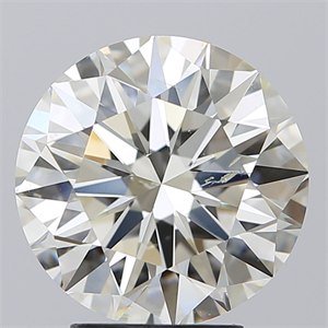 Picture of Natural Diamond 4.01 Carats, Round with Excellent Cut, J Color, SI1 Clarity and Certified by IGI