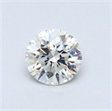 Natural Diamond 0.47 Carats, Round with Very Good Cut, J Color, VS1 Clarity and Certified by GIA