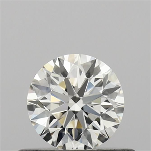 Picture of Natural Diamond 0.43 Carats, Round with Excellent Cut, J Color, VVS1 Clarity and Certified by GIA