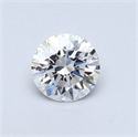 Natural Diamond 0.43 Carats, Round with Very Good Cut, D Color, VS2 Clarity and Certified by GIA