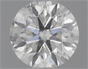 Natural Diamond 0.41 Carats, Round with Excellent Cut, F Color, SI2 Clarity and Certified by IGI