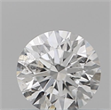 Natural Diamond 0.40 Carats, Round with Excellent Cut, E Color, I1 Clarity and Certified by GIA