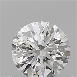 Picture of Natural Diamond 0.40 Carats, Round with Excellent Cut, E Color, I1 Clarity and Certified by GIA