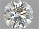 Natural Diamond 0.50 Carats, Round with Excellent Cut, J Color, VS2 Clarity and Certified by GIA