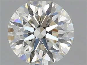 Picture of Natural Diamond 0.50 Carats, Round with Excellent Cut, J Color, VS2 Clarity and Certified by GIA