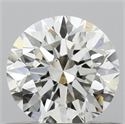 Natural Diamond 0.50 Carats, Round with Excellent Cut, I Color, VS1 Clarity and Certified by IGI