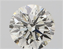 Natural Diamond 0.43 Carats, Round with Excellent Cut, J Color, SI1 Clarity and Certified by GIA