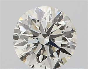 Picture of Natural Diamond 0.43 Carats, Round with Excellent Cut, J Color, SI1 Clarity and Certified by GIA