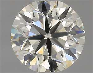 Picture of Natural Diamond 0.40 Carats, Round with Very Good Cut, K Color, IF Clarity and Certified by GIA