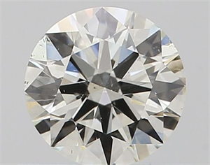 Picture of Natural Diamond 0.51 Carats, Round with Excellent Cut, J Color, SI1 Clarity and Certified by GIA