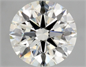 Natural Diamond 3.07 Carats, Round with Excellent Cut, J Color, VS1 Clarity and Certified by GIA