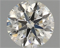 Natural Diamond 0.40 Carats, Round with Excellent Cut, J Color, VS1 Clarity and Certified by GIA