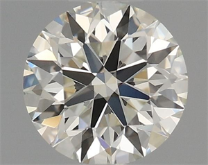 Picture of Natural Diamond 0.40 Carats, Round with Excellent Cut, J Color, VS1 Clarity and Certified by GIA