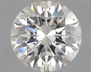 Picture of Natural Diamond 3.03 Carats, Round with Excellent Cut, H Color, SI2 Clarity and Certified by GIA