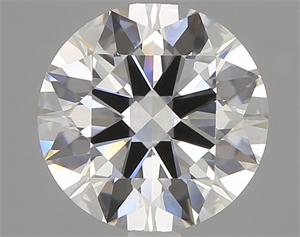 Picture of Natural Diamond 2.02 Carats, Round with Excellent Cut, H Color, IF Clarity and Certified by GIA